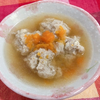 レンコン鶏団子スープ☆離乳食